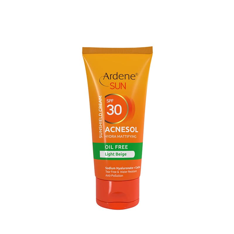 آردن سان - کرم ضدآفتاب Acnesol  SPF30 فاقد چربي مرطوب کننده - بژ روشن