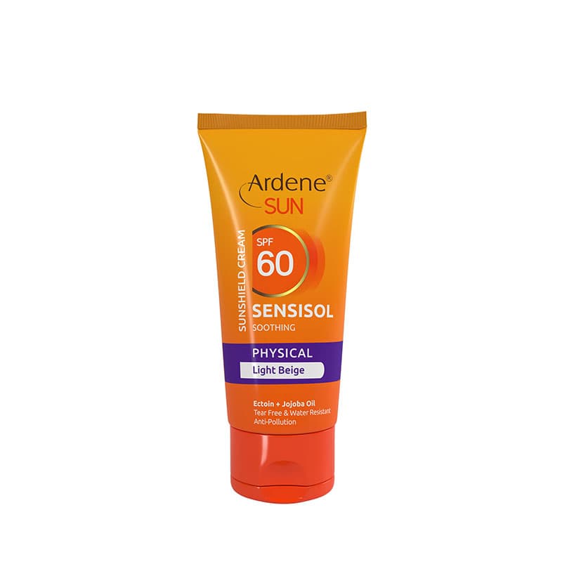 آردن سان - کرم ضدآفتاب Sensisol SPF 60 فیزیکال - بژ روشن