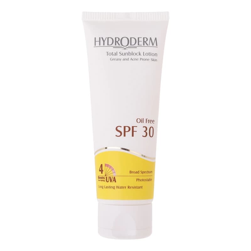 هیدرودرم - ضدآفتاب spf30 فاقدچربی ۷۵گرم