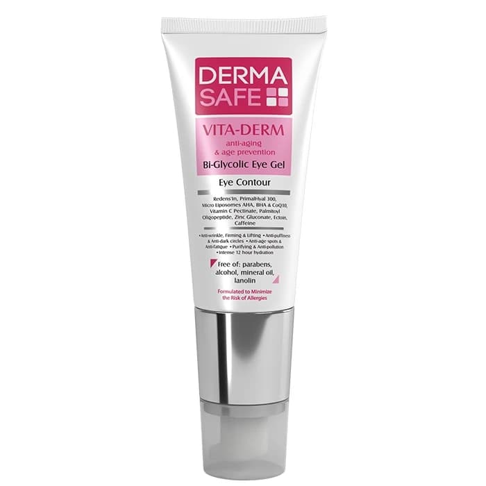 Derma Safe - ژل چندکاره دور چشم مغذی ضدچروک ومرطوب کننده 20گرم