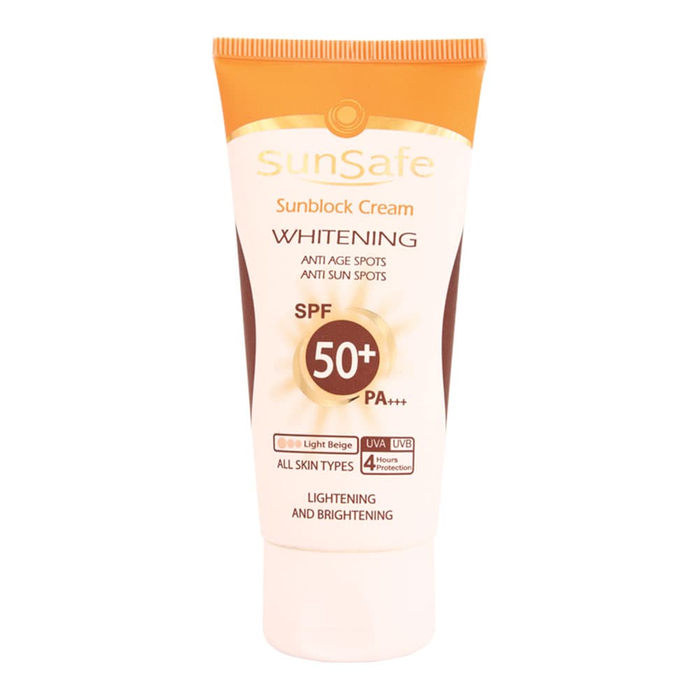 سان سیف - ضدآفتاب روشن کننده spf50 بژروشن