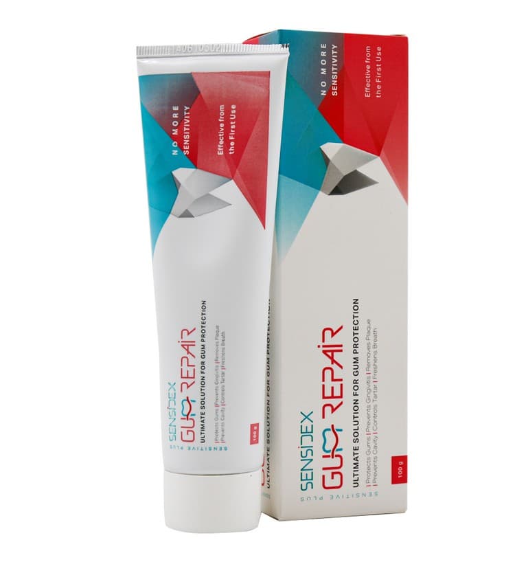 SENSIDEX_خمیردندان ضد حساسیت و محافظ لثه دندان مدل GUM REPAIR