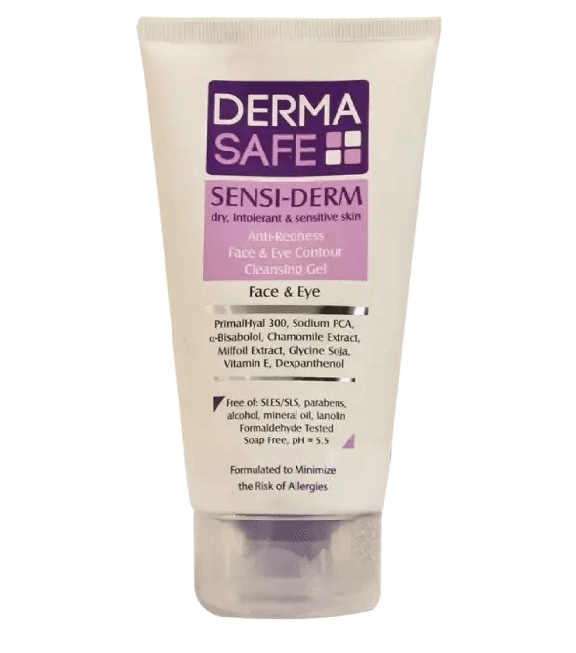 Derma Safe - ژل شستشوی صورت مخصوص پوست حساس سنسی درم